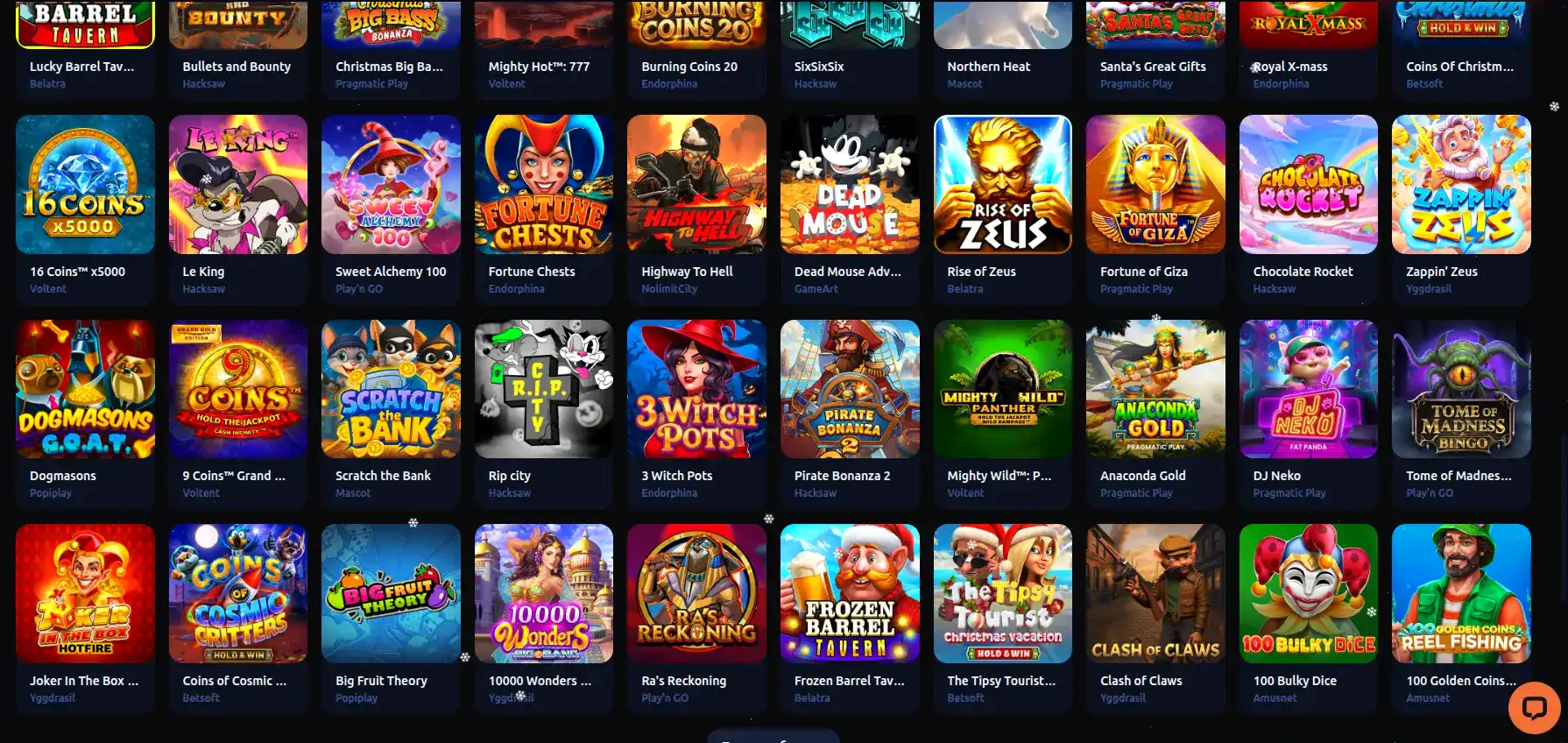 Клубничка: популярные игры казино Фреш в ярком оформлении.